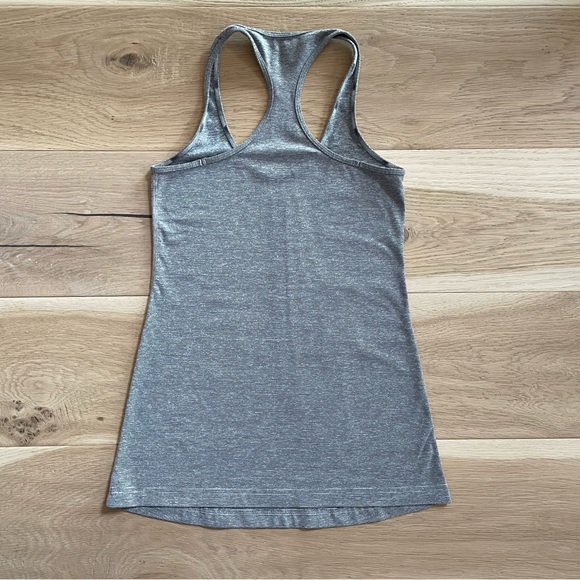 LULULEMON Cool Racerback Heathered Coal Wee Stripe Tank Top - Picture 6 of 7
